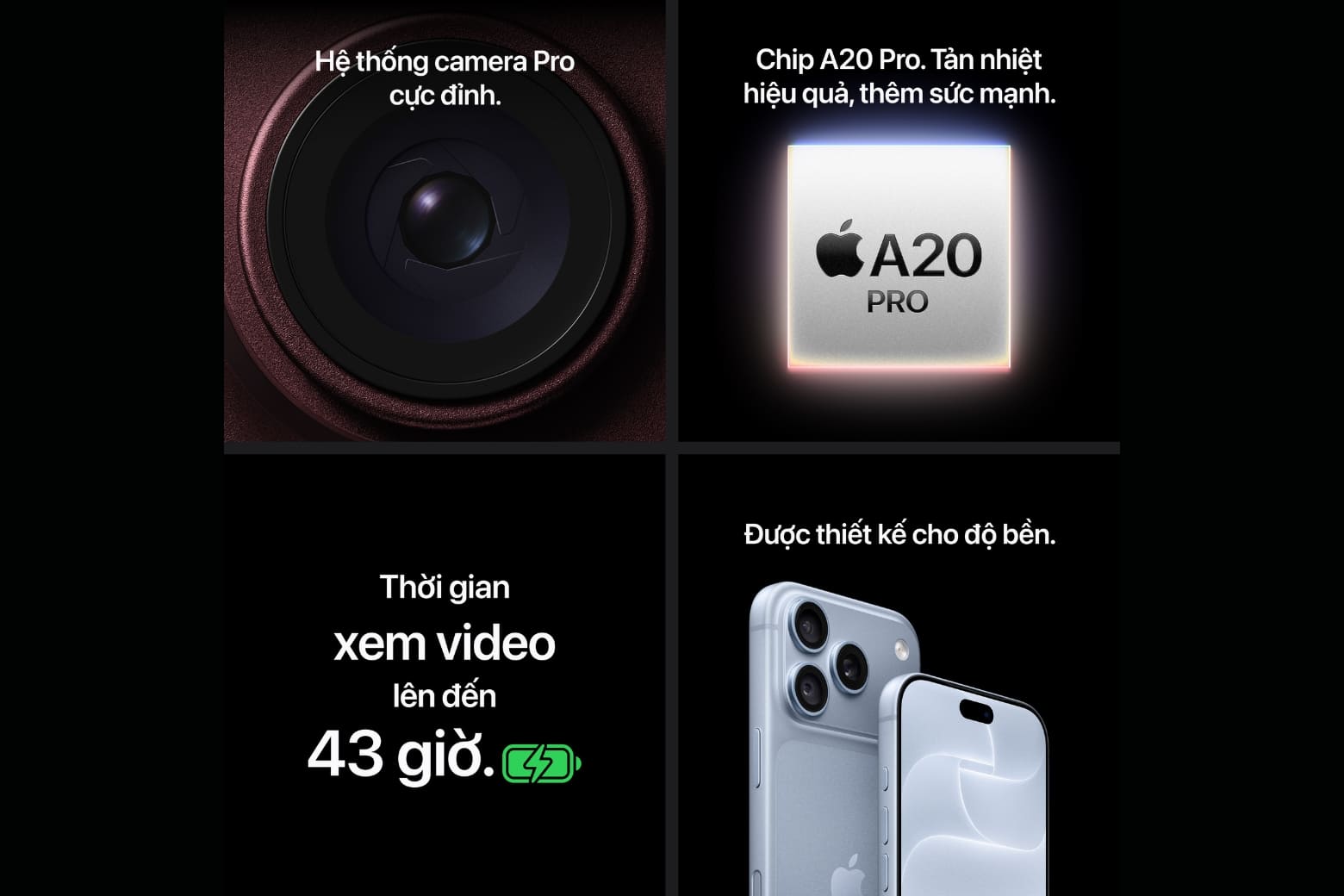 Cấu hình iPhone 18 Pro Max: Chi tiết thông số kỹ thuật mới 18 Cấu hình mạnh đi cùng những nâng cấp hữu ích trong sử dụng thực tế.