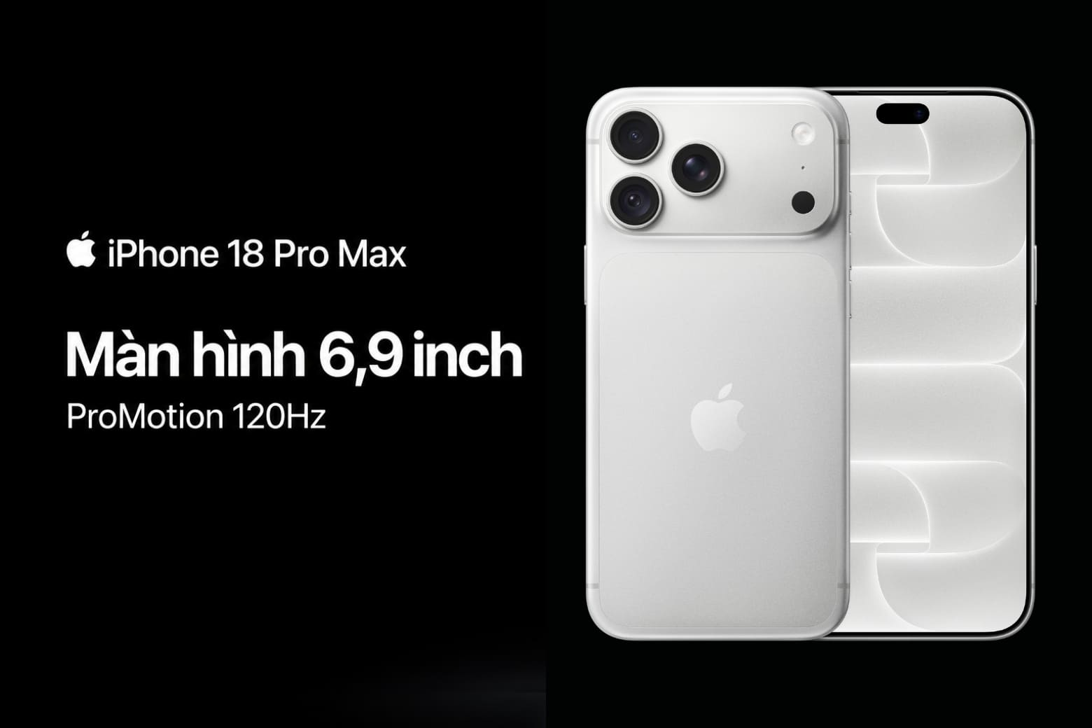 Cấu hình iPhone 18 Pro Max: Chi tiết thông số kỹ thuật mới 11 Màn hình lớn, sáng và mượt là lợi thế nổi bật của Pro Max.