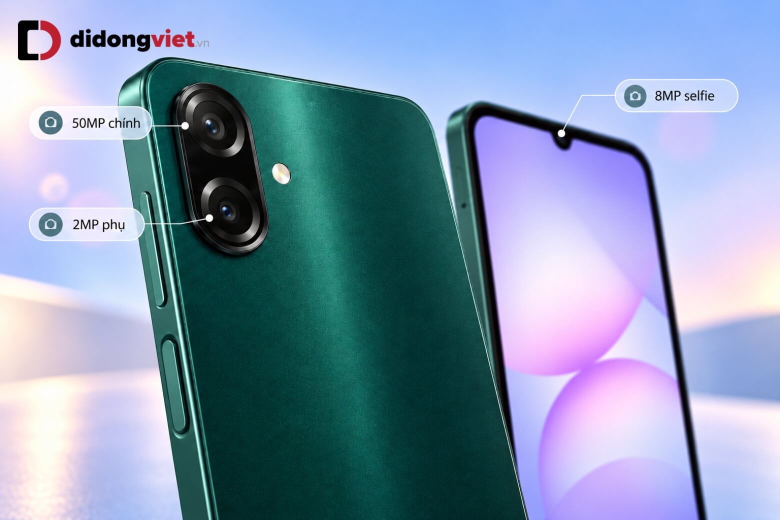 Cấu hình Samsung Galaxy A08: Lựa chọn điện thoại ứng dụng cao với dung lượng pin 6000mAh 9 Cấu hình Samsung Galaxy A08 camera kép 50MP chụp ảnh sắc nét