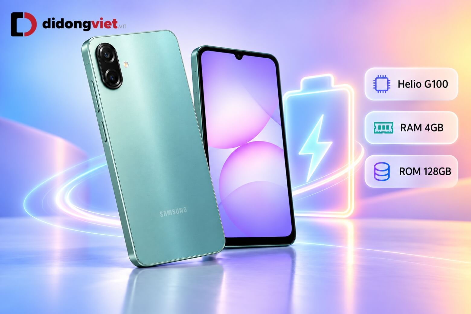Cấu hình Samsung Galaxy A08: Lựa chọn điện thoại ứng dụng cao với dung lượng pin 6000mAh 8 Cấu hình Samsung Galaxy A08 chip Helio G100 xử lý mượt mà