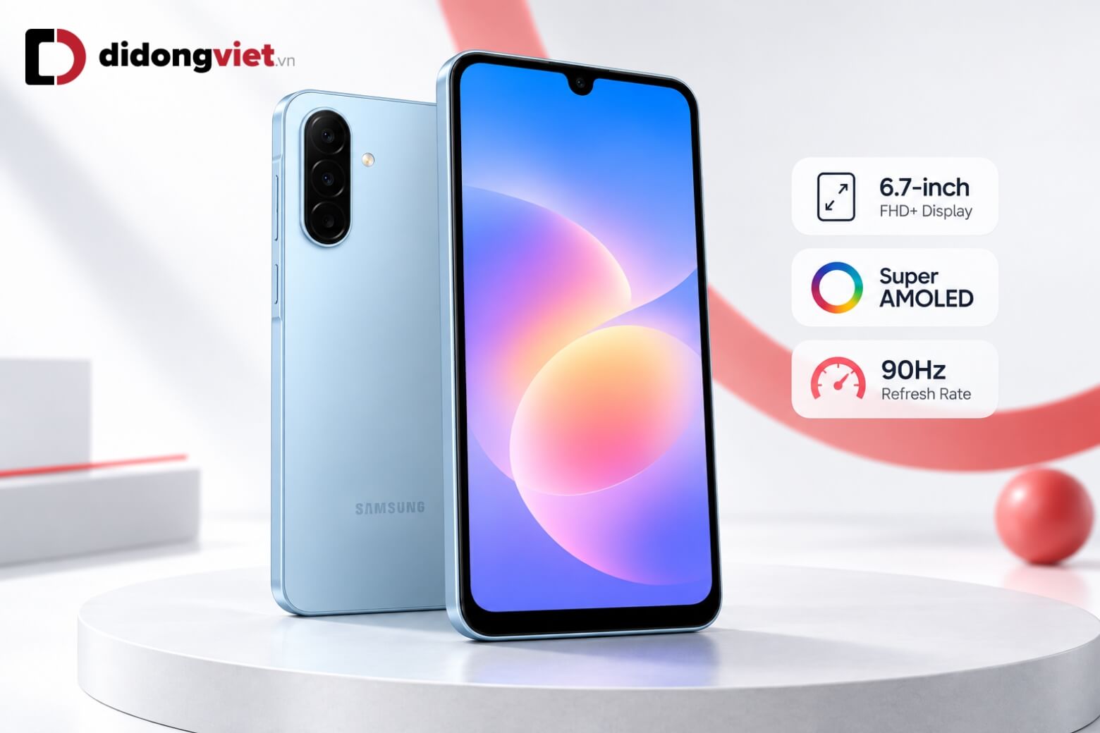 Cấu hình Samsung Galaxy A18 chi tiết: Hiệu năng có đáng chờ đợi? 8 Cấu hình Samsung Galaxy A18 màn hình AMOLED 90Hz