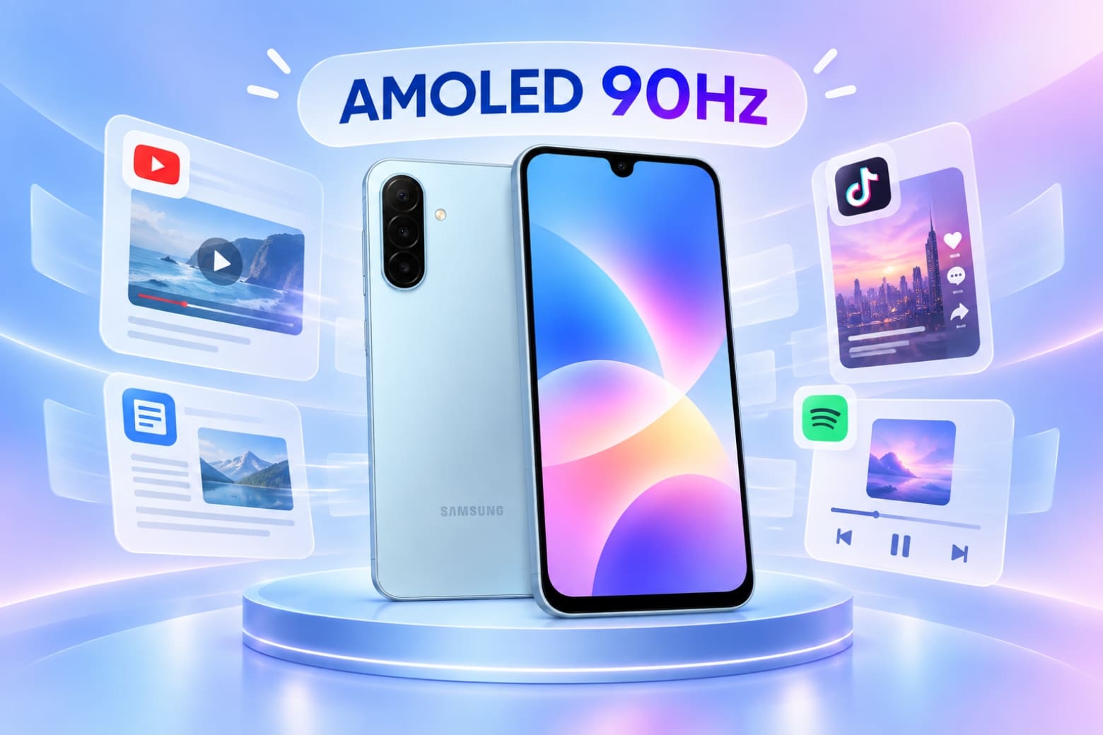 Có nên mua Samsung Galaxy A18? Đánh giá ưu và nhược điểm 10 Màn hình AMOLED 90Hz mang đến trải nghiệm giải trí mượt mà, sống động