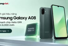 Đánh giá hiệu năng Samsung Galaxy A08: Sức mạnh chip Helio G99 và pin 6.000 mAh Đánh giá hiệu năng Samsung Galaxy A08: Sức mạnh chip Helio G99 và pin 6.000 mAh