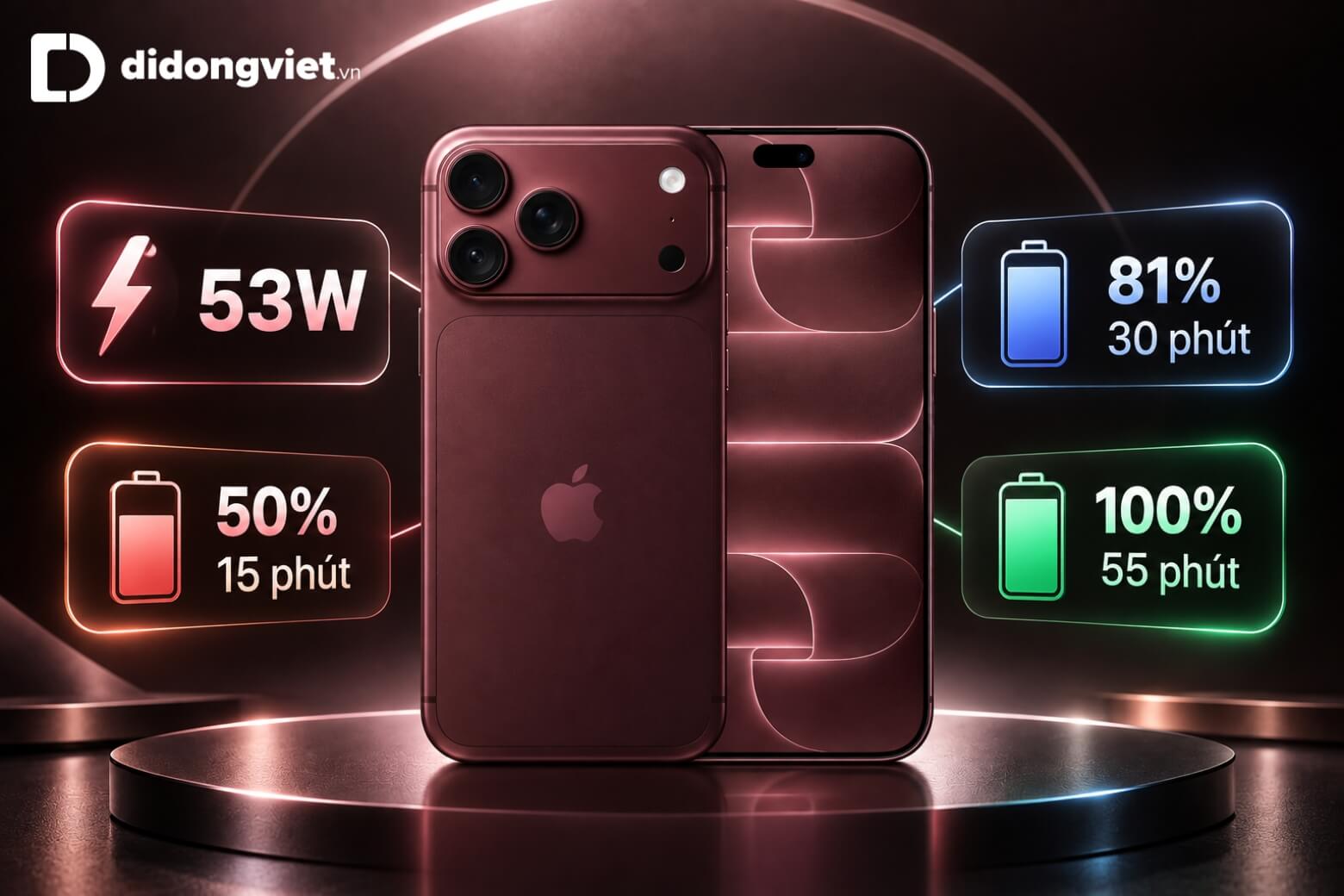Đánh giá pin iPhone 18 Pro Max: Thời lượng thực tế và tốc độ sạc nhanh 9 Đánh giá pin iPhone 18 Pro Max khi sạc nhanh