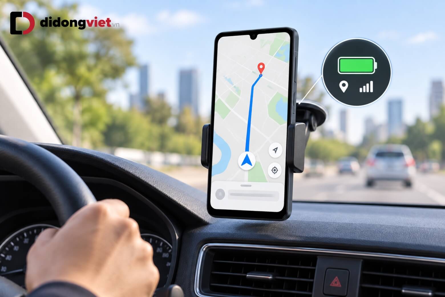 Đánh giá pin Samsung Galaxy A08 dựa trên các nhu cầu sử dụng thực tế 8 Đánh giá pin Samsung Galaxy A08 khi dùng GPS