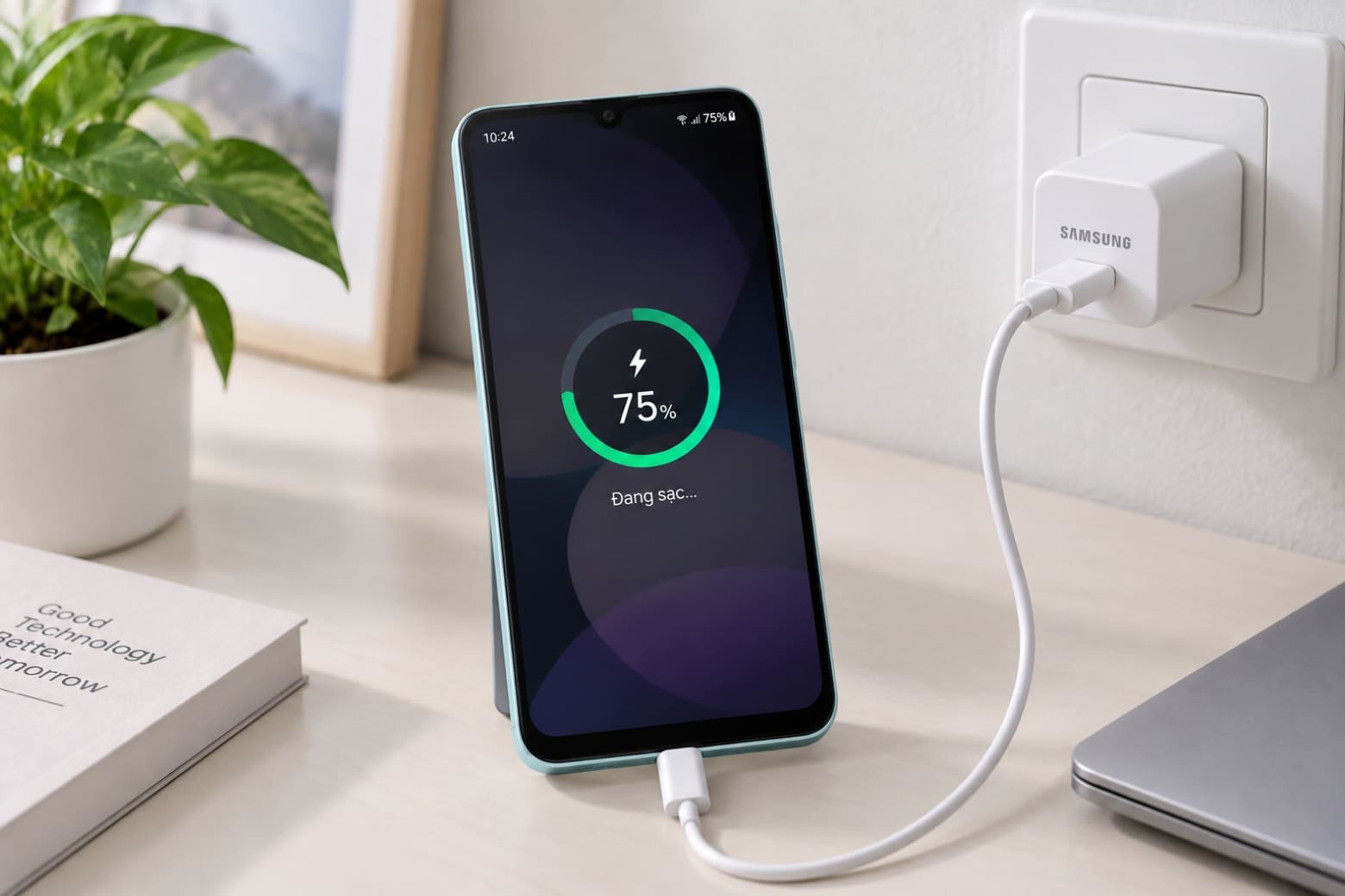 Đánh giá Samsung Galaxy A08: Pin lớn 6000mAh, có đáng mua? 15 Viên pin lớn giúp Galaxy A08 duy trì thời gian sử dụng lâu hơn
