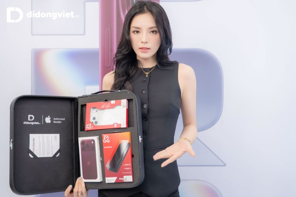 Di Động Việt bắt tay DTR trong chiến dịch mở bán iPhone 18 Pro và iPhone 18 Pro Max: Trải nghiệm phụ kiện chuẩn quốc tế 6 Di Động Việt hợp tác DTR trong sự kiện mở bán iPhone 18 Pro series