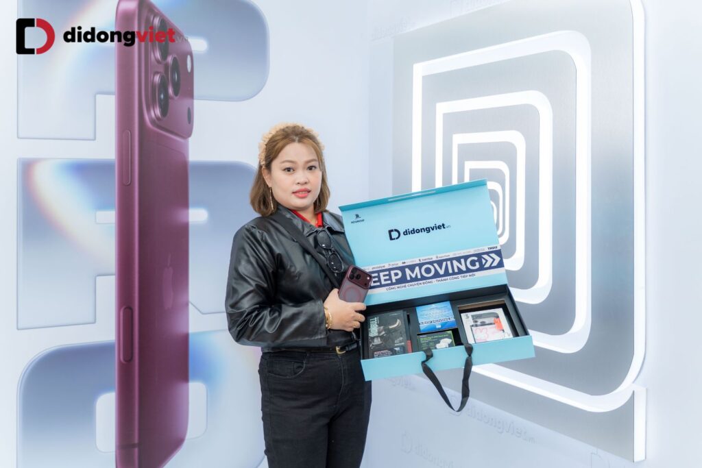 Khách hàng tin dùng phụ kiện HDGroup phân phối khi mua iPhone 18 Pro Series tại Di Động Việt 3 Khách hàng tin dùng phụ kiện HDGroup phân phối khi mua iPhone 18 Pro Series tại Di Động Việt