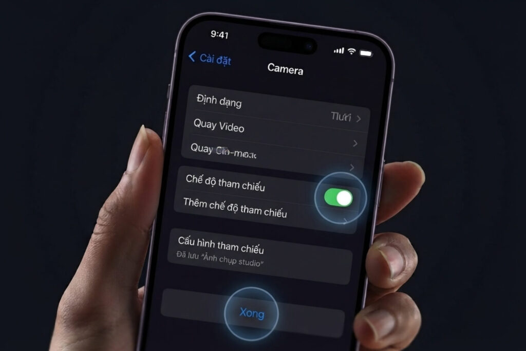 Hình ảnh tham chiếu của Apple trên iPhone 18 Pro: Bản chất, cách dùng và những lưu ý cốt lõi 13 hinh anh tham chieu cua apple tren iphone 18 pro kich hoat tinh nang he thong buoc 4 didongviet