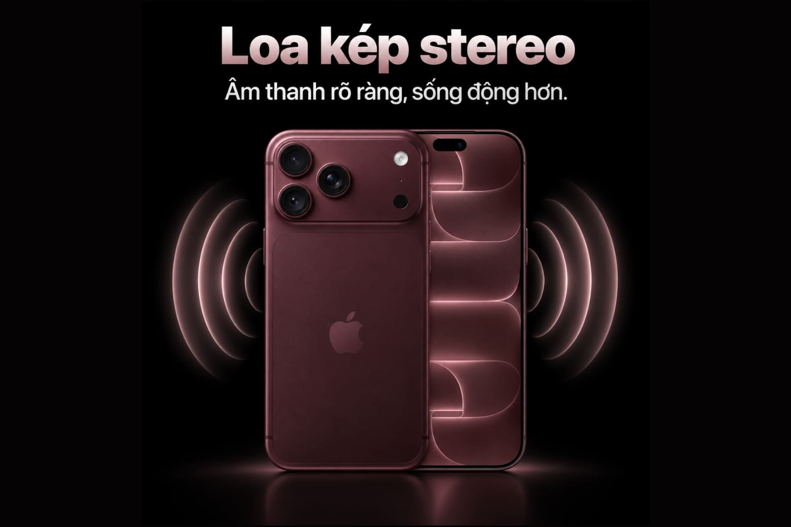 iPhone 18 Pro Max có mấy loa? Hệ thống loa có gì nổi bật? 9 Hai nguồn phát giúp âm thanh có không gian rõ hơn.