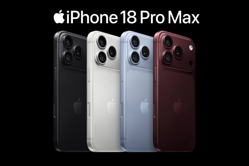 iPhone 18 Pro Max nên mua phiên bản nào theo nhu cầu sử dụng? 10 iPhone 18 Pro Max có bốn màu Đen, Bạc, Băng Thanh và Đỏ Burgundy