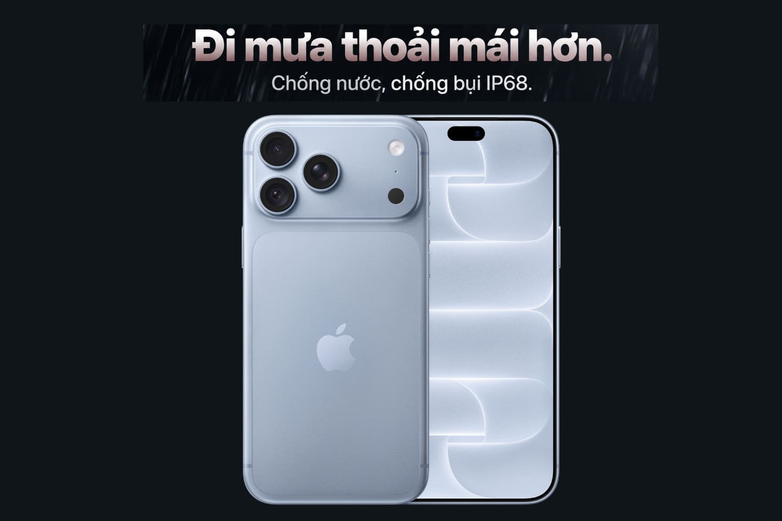 Giải đáp iPhone 18 Pro và iPhone 18 Pro Max có chống nước không? 9 Không nên chủ động ngâm máy dù thiết bị đạt chuẩn IP68
