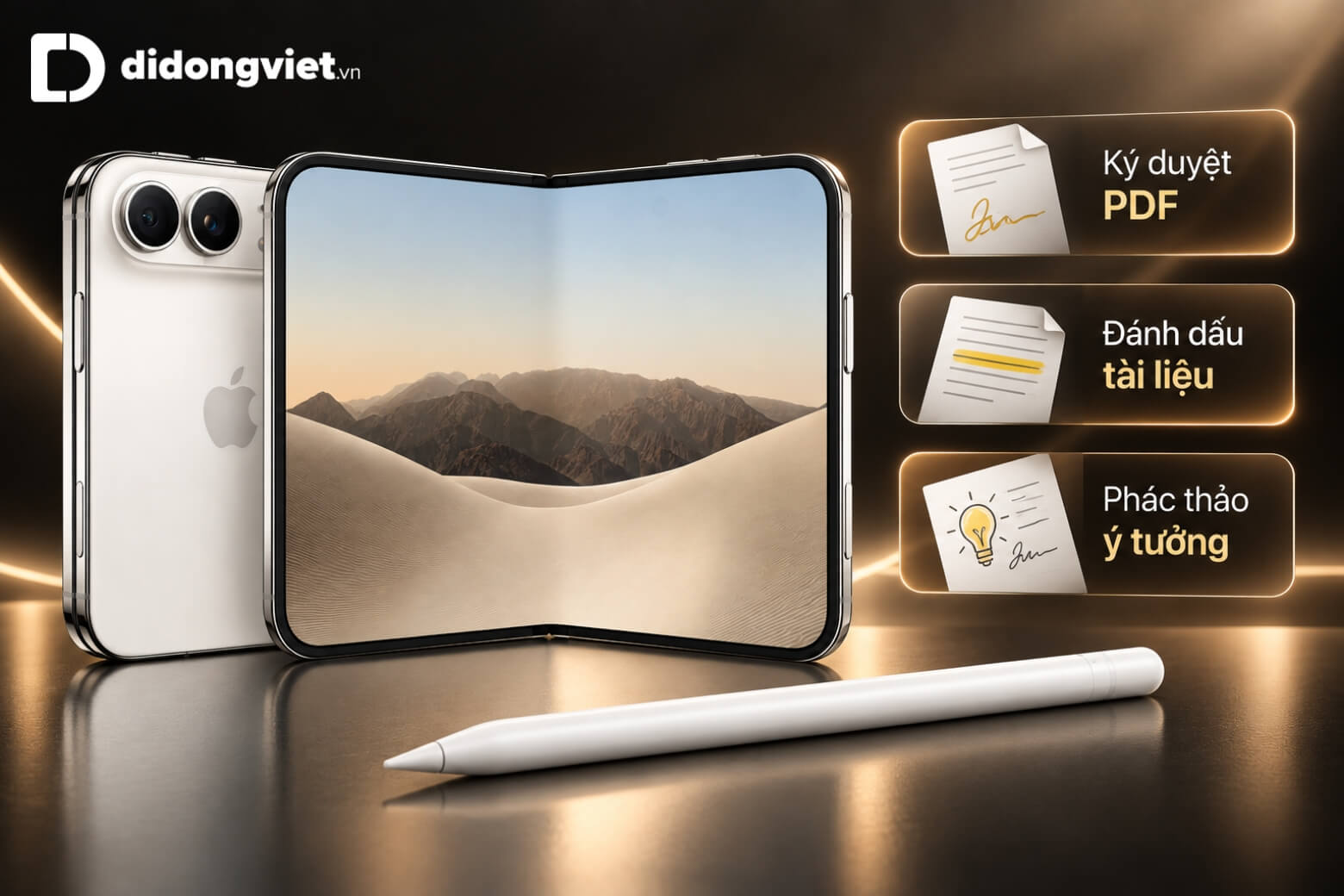 iPhone Duo hỗ trợ Apple Pencil: Trải nghiệm viết vẽ và lưu ý 12 iPhone Duo hỗ trợ Apple Pencil cho công việc
