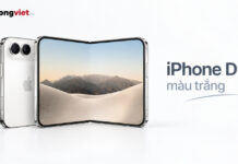 iPhone Duo màu trắng sang trọng, nếp gấp tàng hình không lỗi thời có đáng iPhone Duo màu trắng