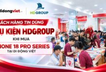 Khách hàng tin dùng phụ kiện HDGroup phân phối khi mua iPhone 18 Pro Series tại Di Động Việt Khách hàng tin dùng phụ kiện HDGroup phân phối khi mua iPhone 18 Pro Series tại Di Động Việt