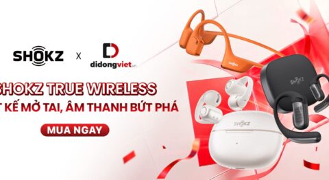 Khám phá 6 mẫu tai nghe Shokz mở bán tại Di Động Việt: Đột phá công nghệ âm thanh mở