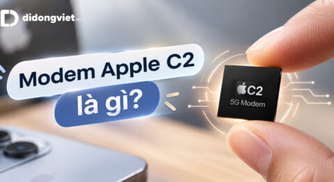 Modem Apple C2 là gì: Giải mã chip 5G tự chủ và hiệu năng thực tế