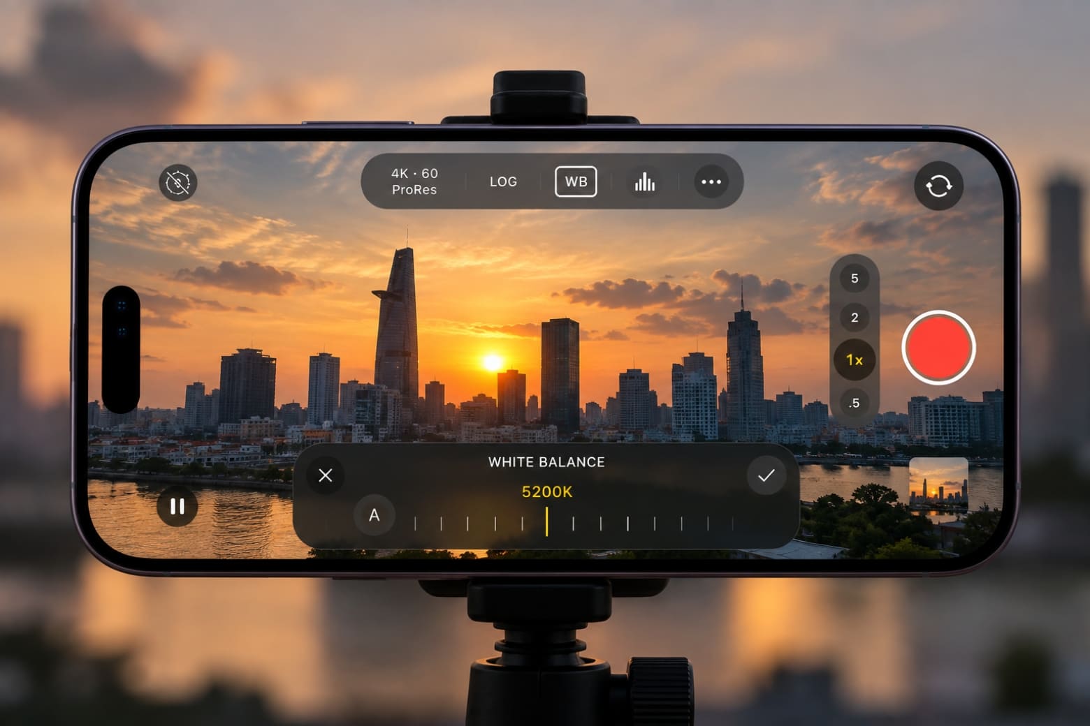 Pro Controls trên iPhone 18 Pro là gì? Cách dùng chi tiết 10 Tùy chỉnh thông số quay để video có kiểm soát chuyên sâu hơn