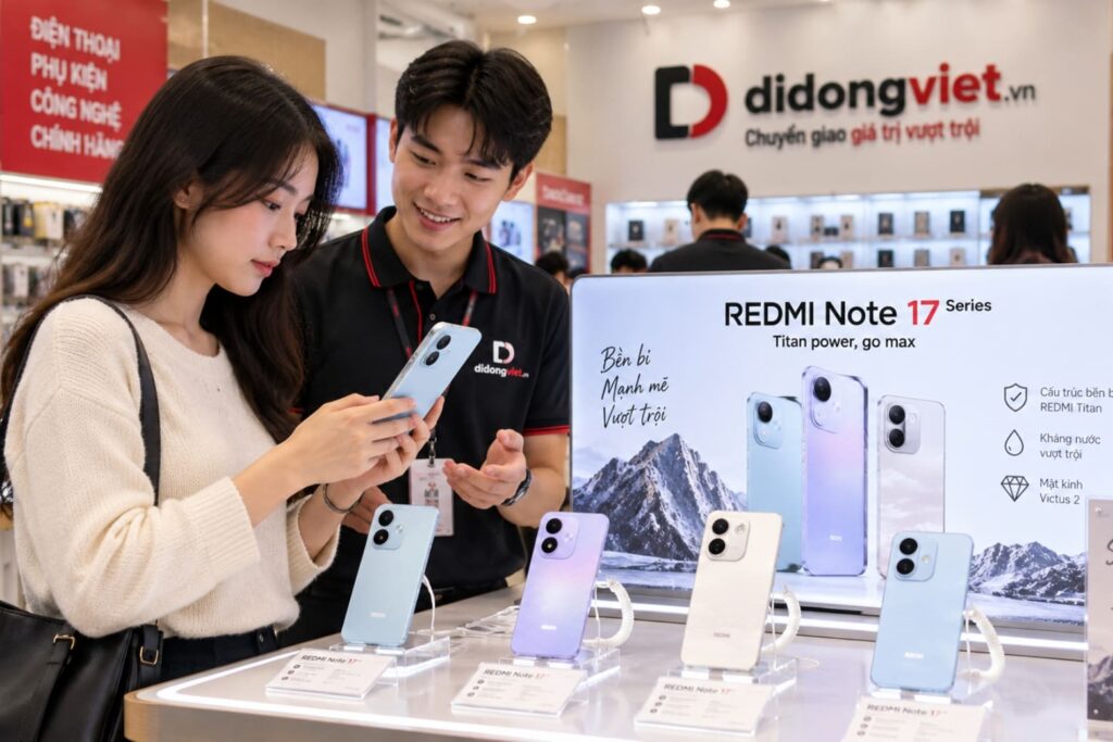 REDMI Note 17 Series ra mắt chính hãng tại Việt Nam: Đột phá pin 10.000 mAh và chuẩn IP69K 8 Độ bền chuẩn IP69 và khả năng chống nước trên REDMI Note 17 Series