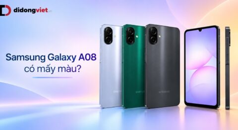 Samsung Galaxy A08 có mấy màu