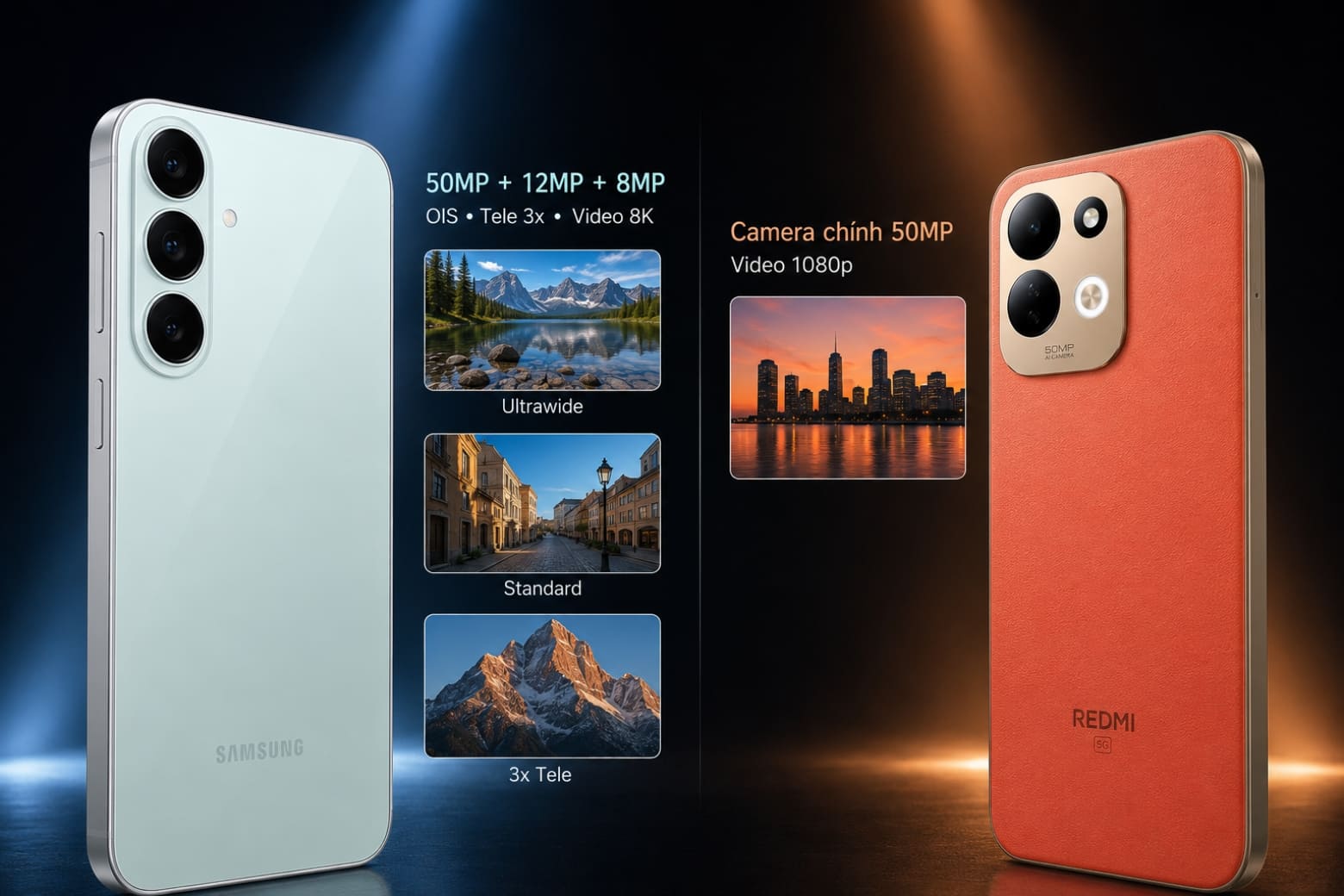 So sánh Samsung Galaxy S26 FE và Xiaomi 17 5G: Chọn máy nào? 13 Hệ thống camera đa dụng giúp Galaxy S26 FE chụp ảnh linh hoạt hơn