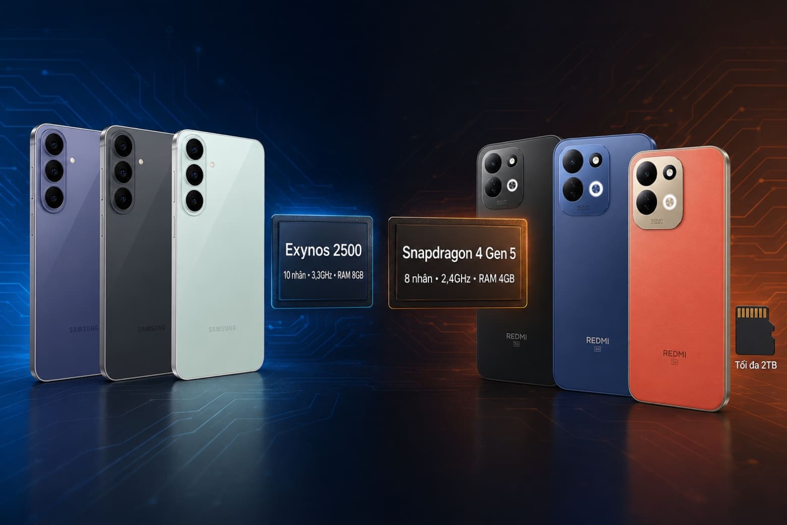 So sánh Samsung Galaxy S26 FE và Xiaomi 17 5G: Chọn máy nào? 12 Cấu hình phần cứng cho thấy Galaxy S26 FE chiếm ưu thế rõ rệt