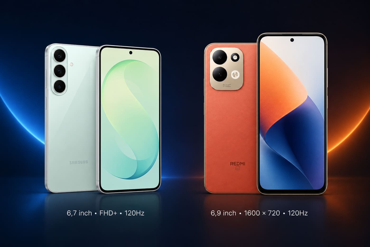 So sánh Samsung Galaxy S26 FE và Xiaomi 17 5G: Chọn máy nào? 11 Mỗi màn hình mang lợi thế riêng về kích thước và độ chi tiết
