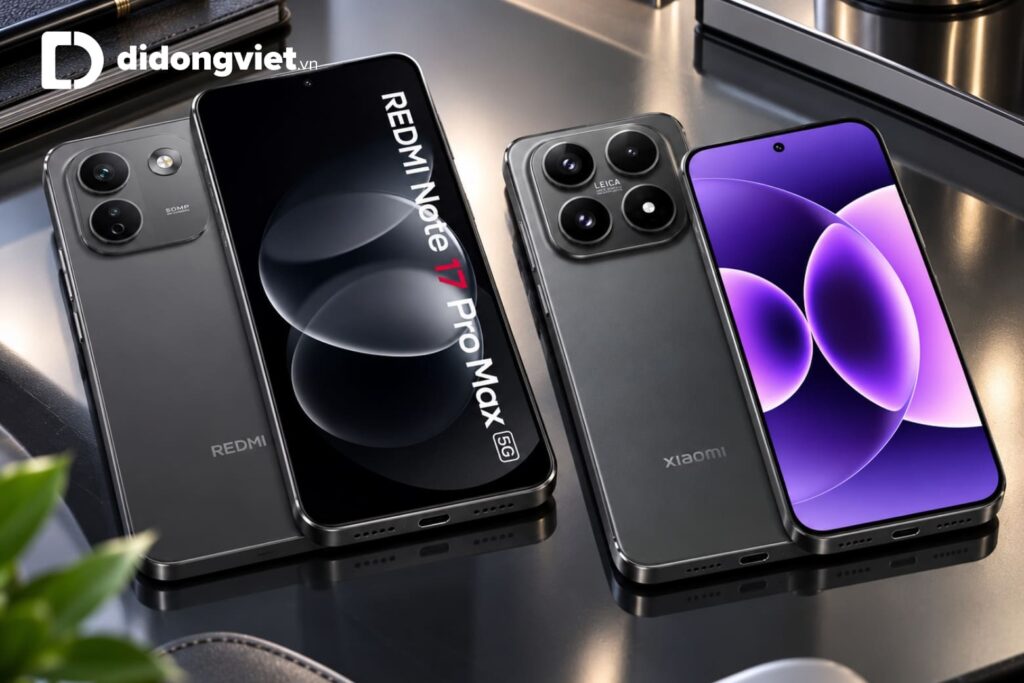 So sánh REDMI Note 17 Pro Max 5G và Xiaomi 17: Khác biệt thực tế và tư vấn chọn mua 7 So sánh REDMI Note 17 Pro Max 5G và Xiaomi 17