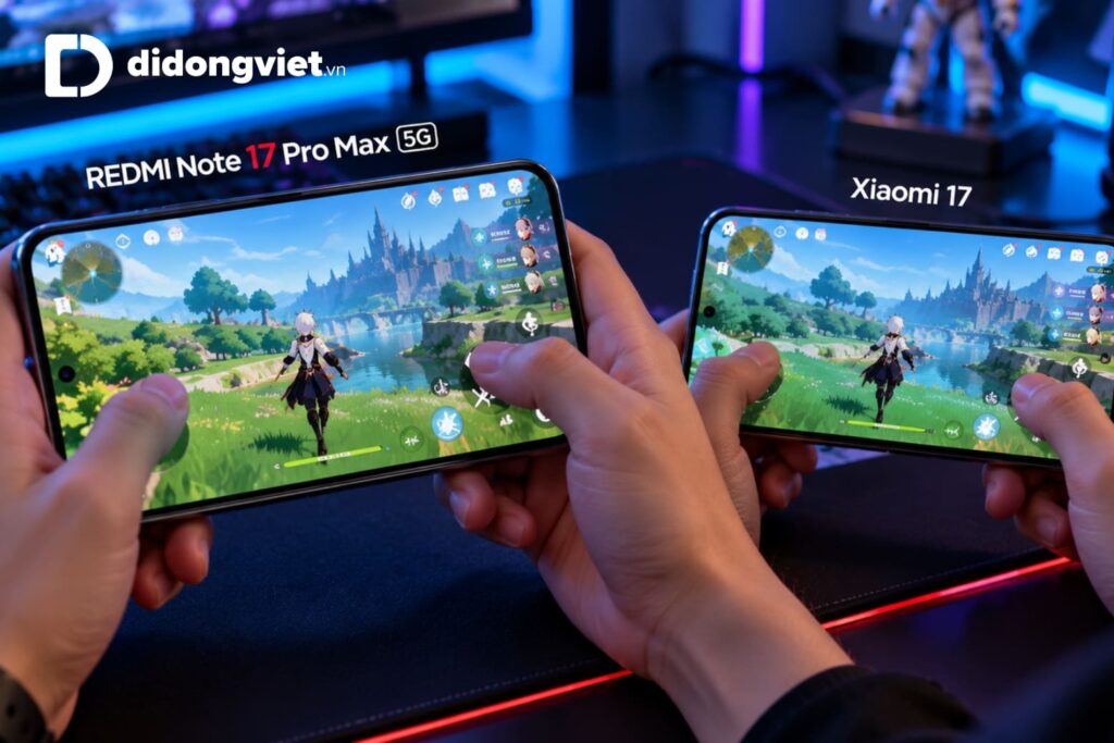 So sánh REDMI Note 17 Pro Max 5G và Xiaomi 17: Khác biệt thực tế và tư vấn chọn mua 10 So sánh REDMI Note 17 Pro Max 5G và Xiaomi 17