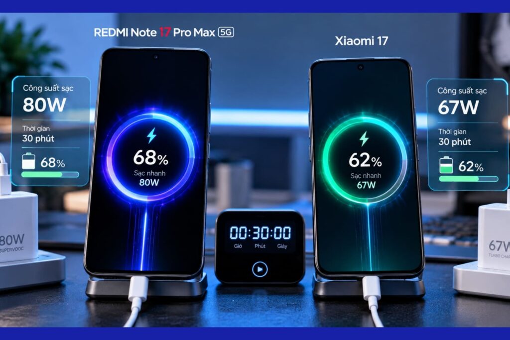 So sánh REDMI Note 17 Pro Max 5G và Xiaomi 17: Khác biệt thực tế và tư vấn chọn mua 12 So sánh REDMI Note 17 Pro Max 5G và Xiaomi 17
