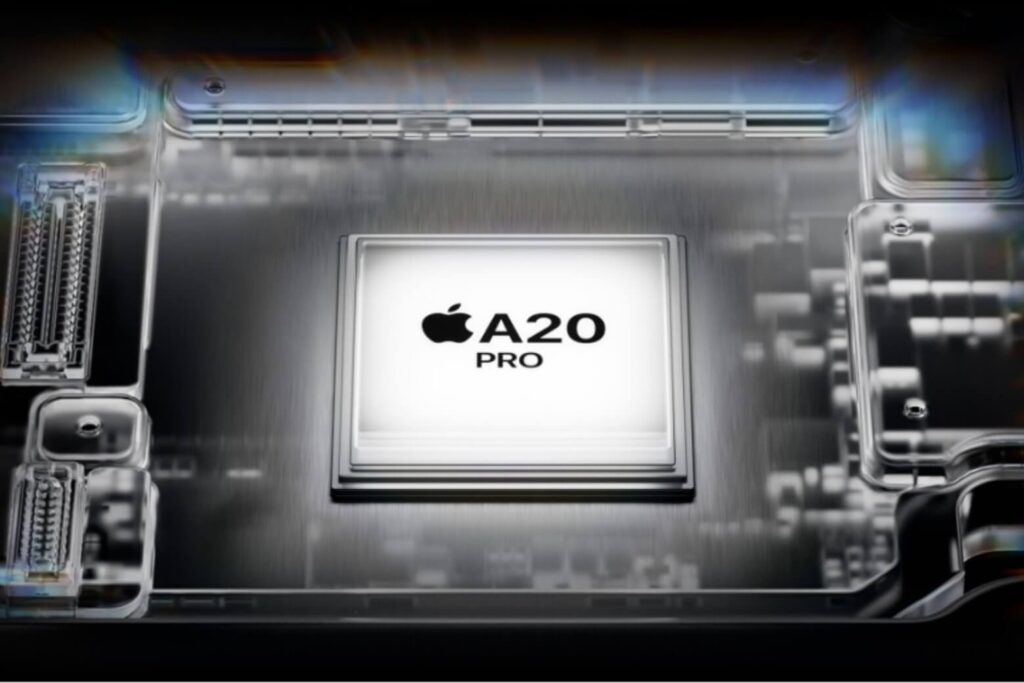 So sánh iPhone 18 Pro Max và iPhone 16 Pro Max sau 2 năm phát triển 15 Chip A20 Pro trên iPhone 18 Pro Max nổi bật với CPU 6 lõi, GPU 7 lõi, băng thông bộ nhớ tăng 50%