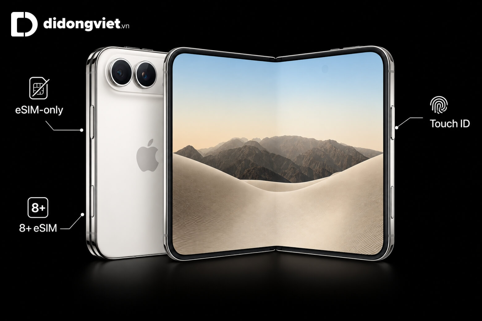 So sánh iPhone 18 Pro Max và iPhone Duo: Phiên bản nào phù hợp hơn? 24 So sánh iPhone 18 Pro Max và iPhone Duo Touch ID