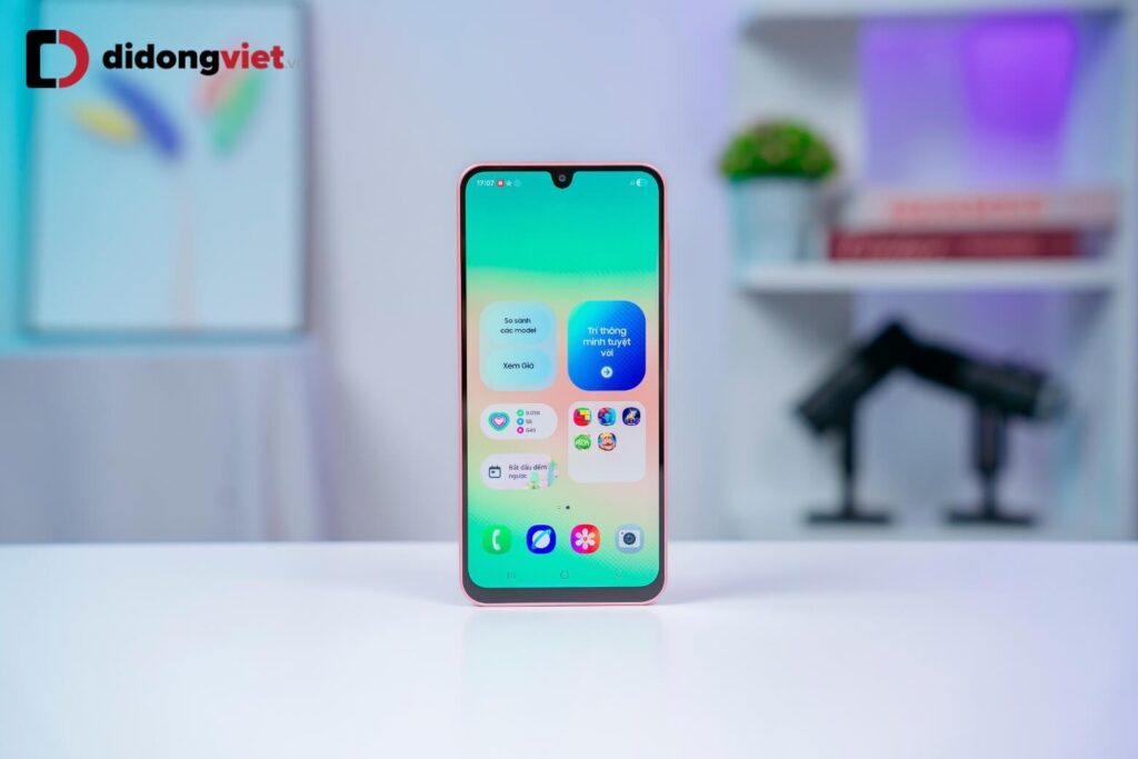 So sánh OPPO A6t Pro và Samsung Galaxy A26 5G chi tiết về thông số và trải nghiệm thực tế 13 Galaxy A26 5G nổi bật với màn hình Super AMOLED 6,7 inch FHD+