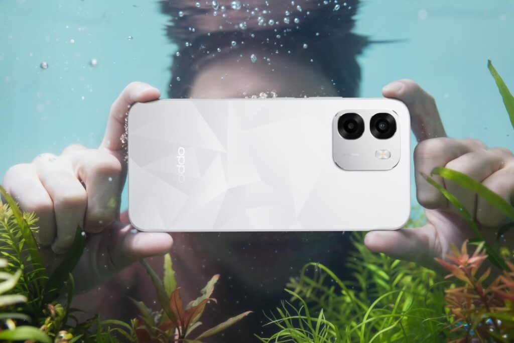 So sánh OPPO A6t Pro và Samsung Galaxy A26 5G chi tiết về thông số và trải nghiệm thực tế 18 OPPO A6t Pro nổi bật với chế độ chụp dưới nước, màu da tươi và camera trước 8MP.