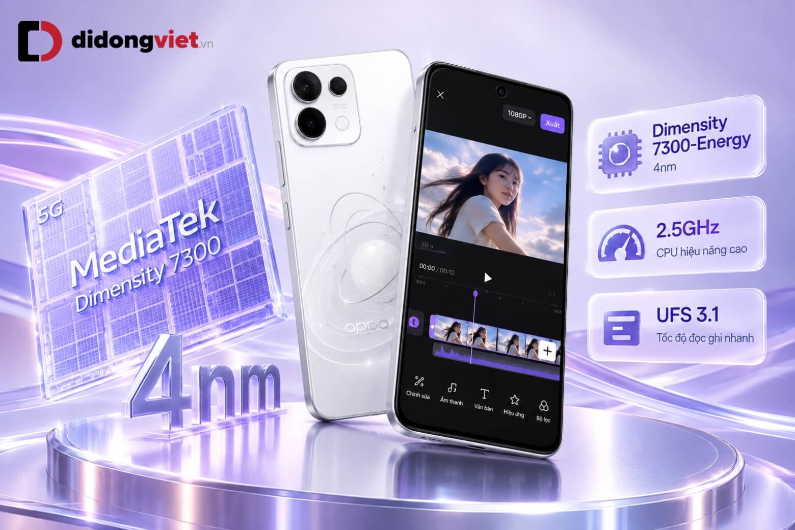 So sánh OPPO Reno16 F và OPPO A6 Pro 5G: Đâu là lựa chọn tối ưu? 14 So sánh OPPO Reno16 F và OPPO A6 Pro 5G chip Dimensity 7300-Energy 4nm
