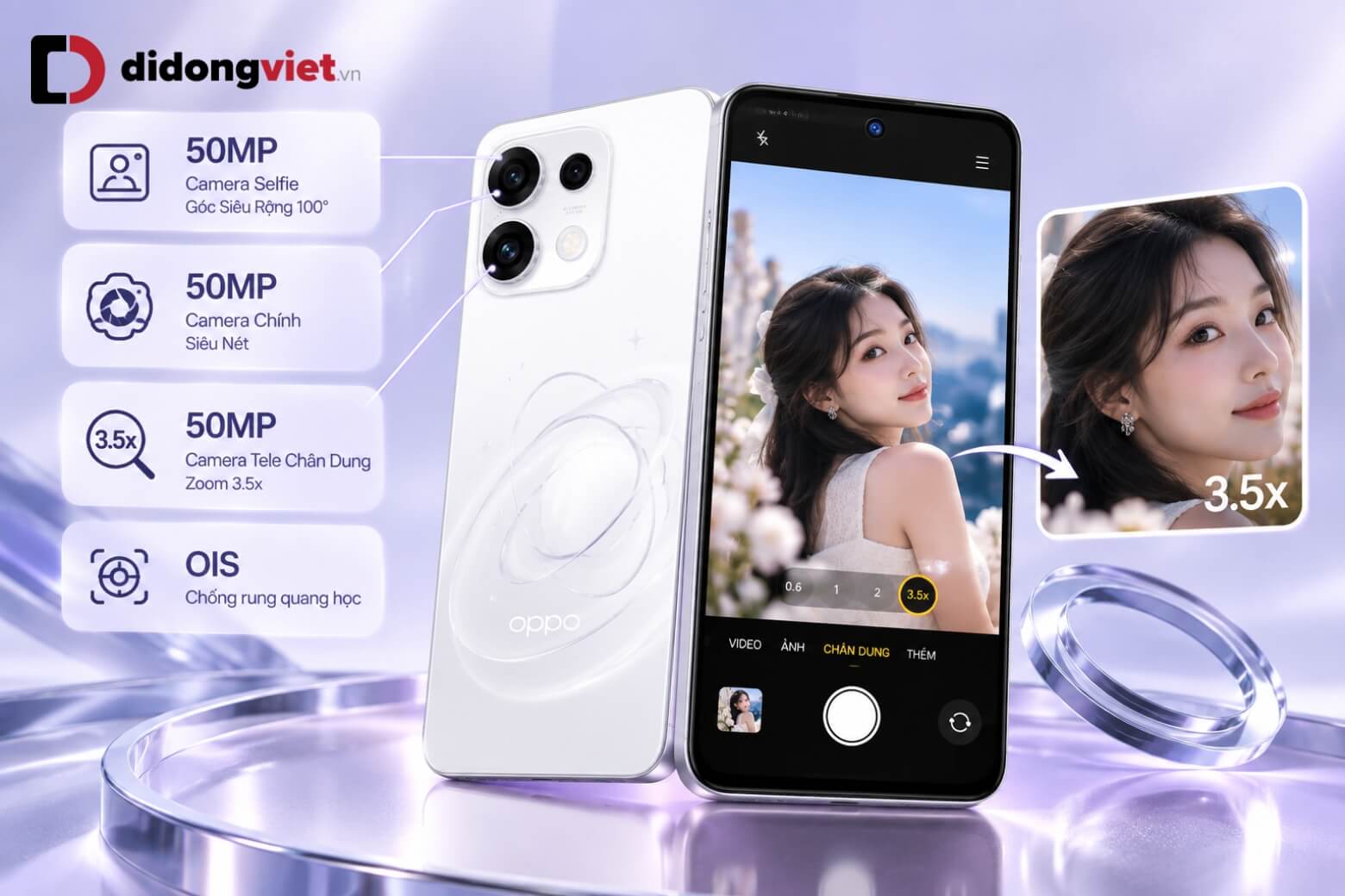 So sánh OPPO Reno16 F và OPPO A6 Pro 5G: Đâu là lựa chọn tối ưu? 16 So sánh OPPO Reno16 F và OPPO A6 Pro 5G có tele 50MP zoom 3.5x