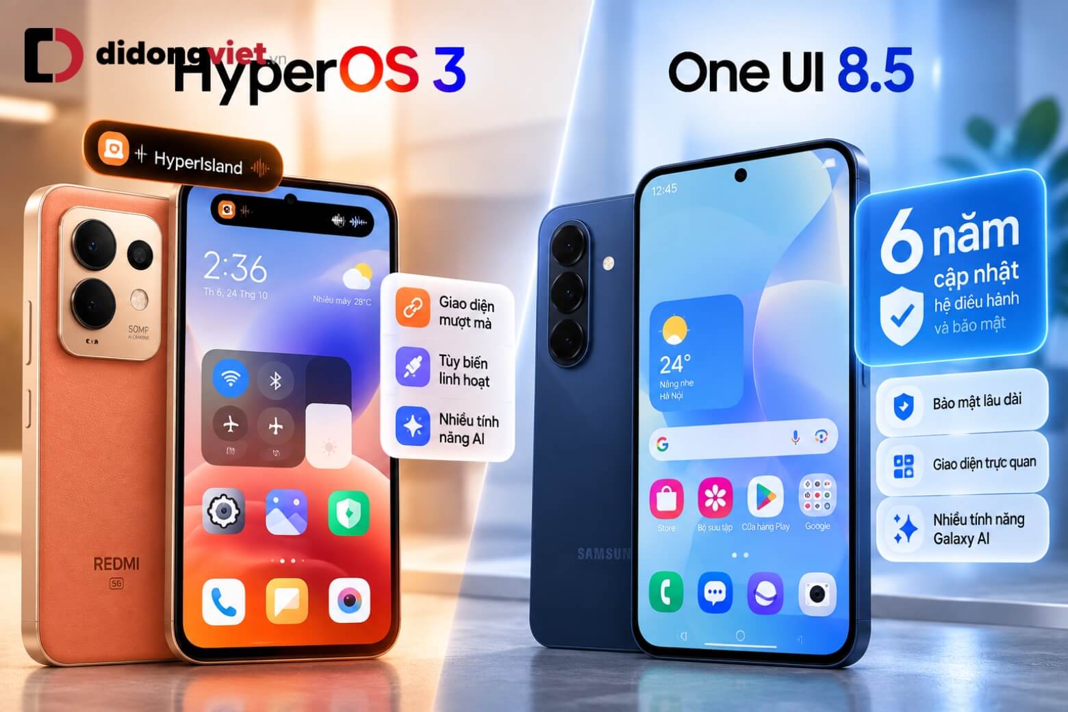 So sánh REDMI 17 5G và Samsung Galaxy A27 5G: Đâu là lựa chọn phù hợp? 14 So sánh REDMI 17 5G và Samsung Galaxy A27 5G về phần mềm