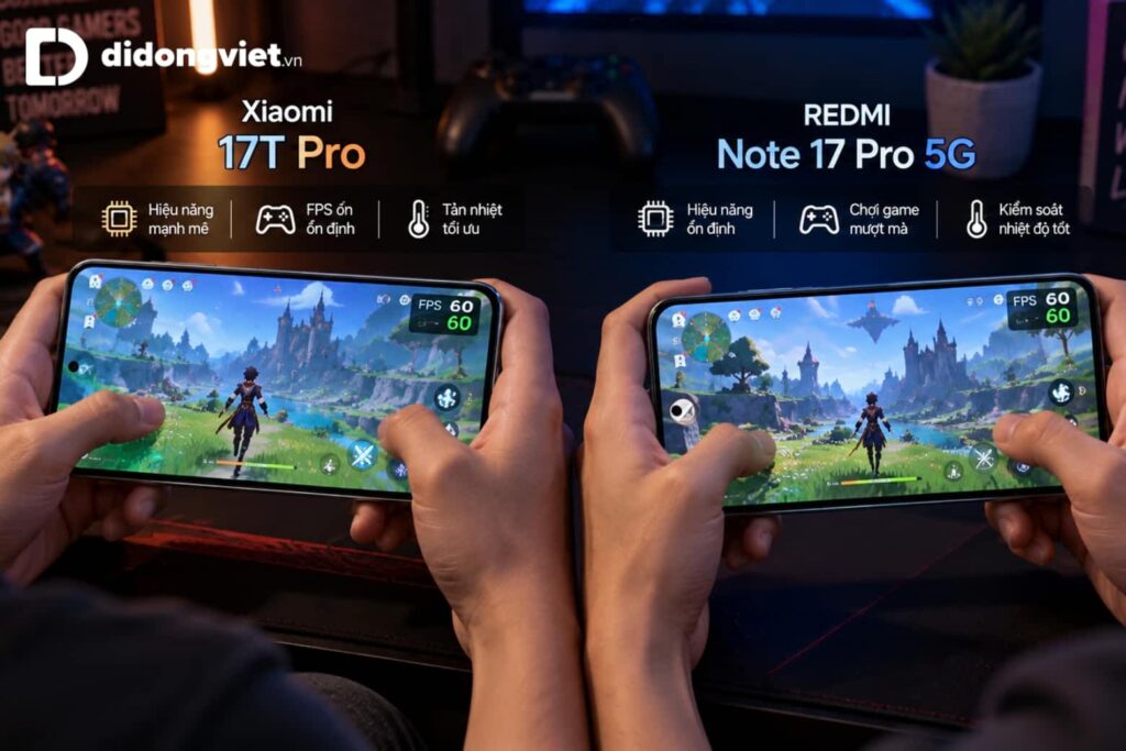 So sánh REDMI Note 17 Pro 5G và Xiaomi 17T Pro: Chọn pin trâu hay hiệu năng cận flagship? 8 So sánh REDMI Note 17 Pro 5G và Xiaomi 17T Pro