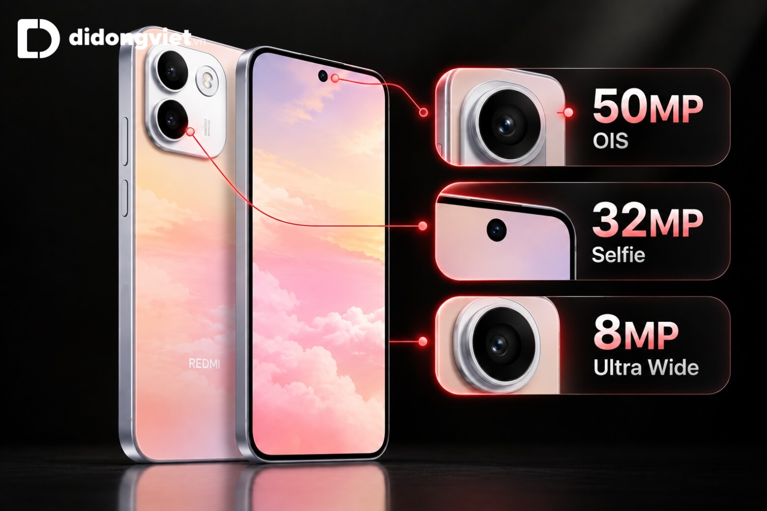 So sánh REDMI Note 17 Pro Max 5G và iPhone 17: Nên chọn máy nào? 23 So sánh REDMI Note 17 Pro Max 5G và iPhone 17 camera 50MP