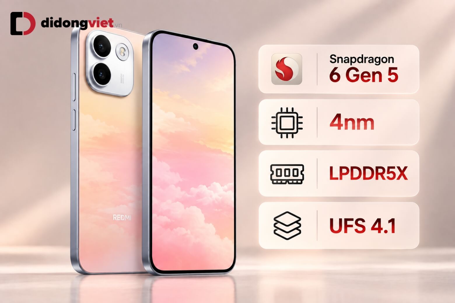 So sánh REDMI Note 17 Pro Max 5G và iPhone 17: Nên chọn máy nào? 20 So sánh REDMI Note 17 Pro Max 5G và iPhone 17 chip Snapdragon 6 Gen 5