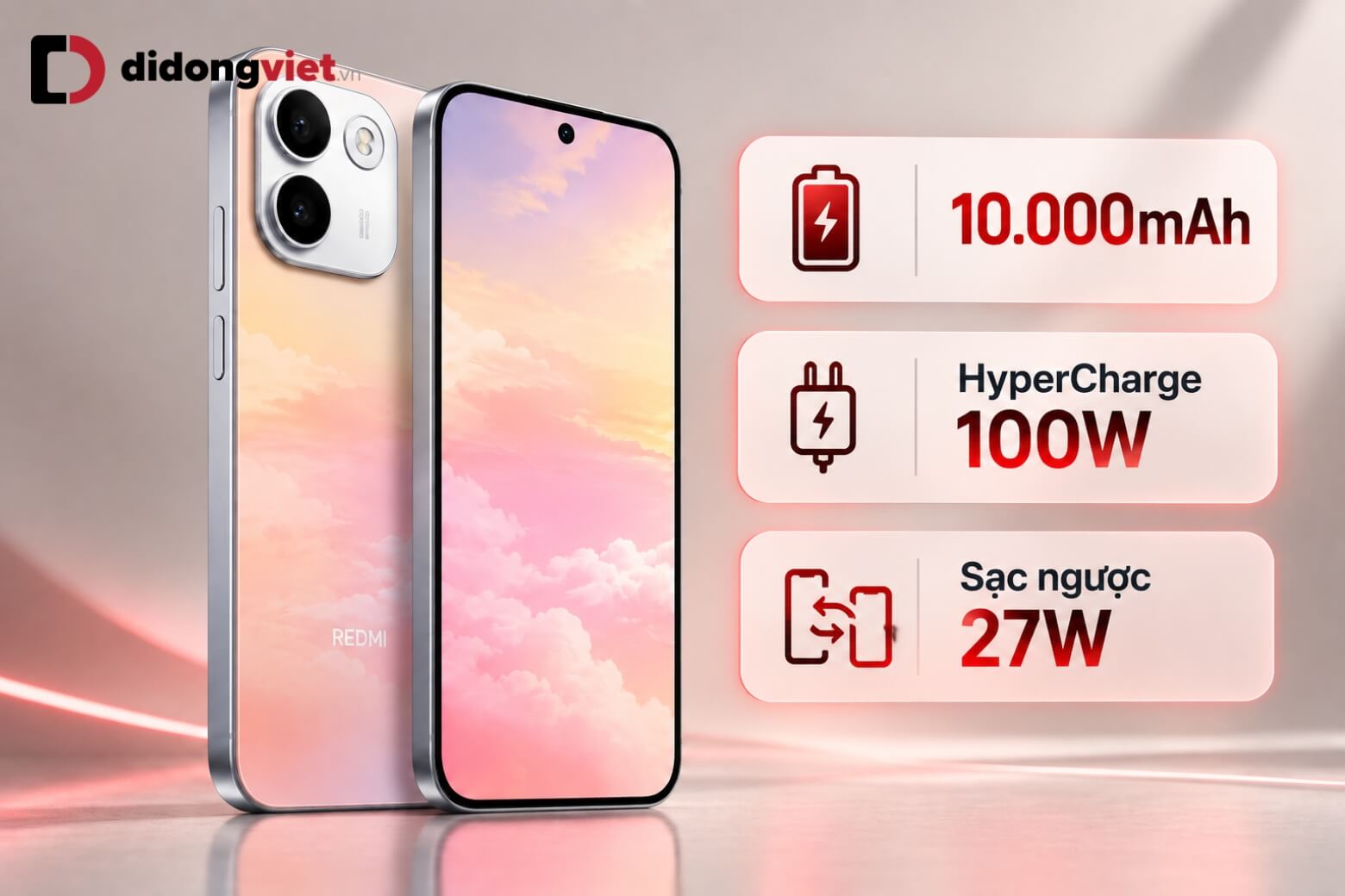 So sánh REDMI Note 17 Pro Max 5G và iPhone 17: Nên chọn máy nào? 24 So sánh REDMI Note 17 Pro Max 5G và iPhone 17 pin 10000mAh sạc 100W