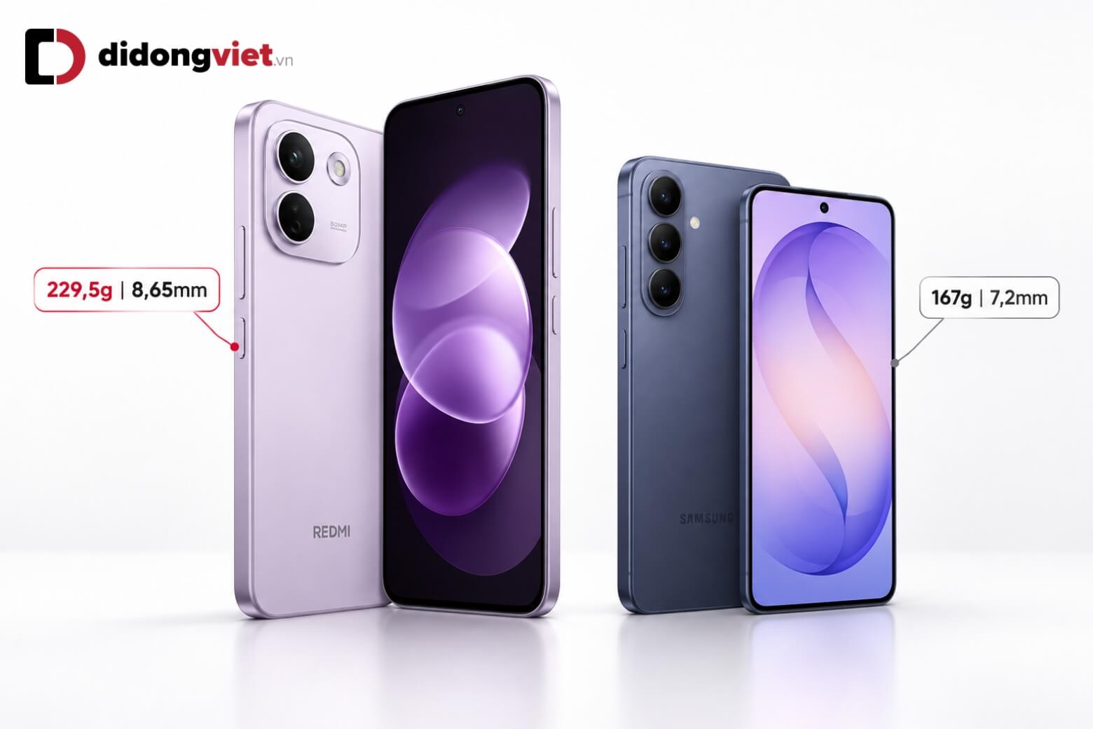 So sánh REDMI Note 17 Pro Max 5G và Samsung Galaxy S26: Khác biệt gì? 13 So sánh REDMI Note 17 Pro Max 5G và Samsung Galaxy S26 thiết kế