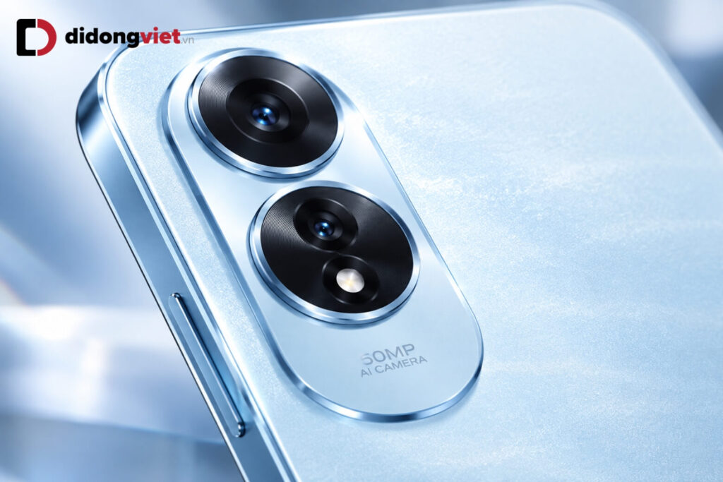 So sánh Samsung Galaxy A08 và OPPO A60: Pin 6.000 mAh hay sạc nhanh 45W? 11 Cụm camera 50MP trên mặt lưng của Samsung Galaxy A08 và Oppo A60