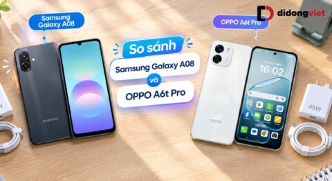 So sánh Samsung Galaxy A08 và OPPO A6t Pro: Nên chọn pin lớn sạc nhanh hay hỗ trợ phần mềm lâu dài? So sánh Samsung Galaxy A08 và OPPO A6t Pro: Nên chọn pin lớn sạc nhanh hay hỗ trợ phần mềm lâu dài?
