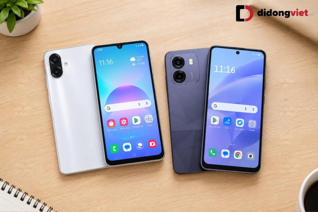 So sánh Samsung Galaxy A08 và OPPO A6t Pro: Nên chọn pin lớn sạc nhanh hay hỗ trợ phần mềm lâu dài? 7 Bảng so sánh thông số kỹ thuật giữa Samsung Galaxy A08 và OPPO A6t Pro