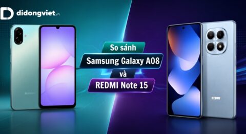 So sánh Samsung Galaxy A08 và Redmi Note 15