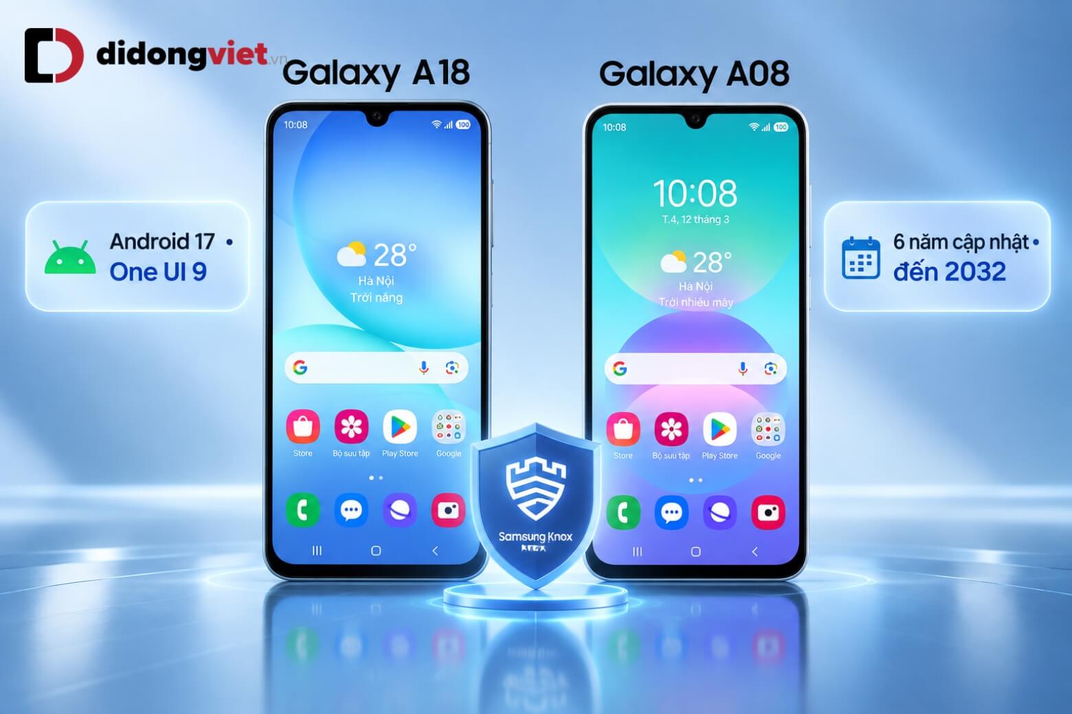 So sánh Samsung Galaxy A18 và Galaxy A08: Đâu là lựa chọn tối ưu? 16 So sánh Samsung Galaxy A18 và Galaxy A08 giao diện One UI 9