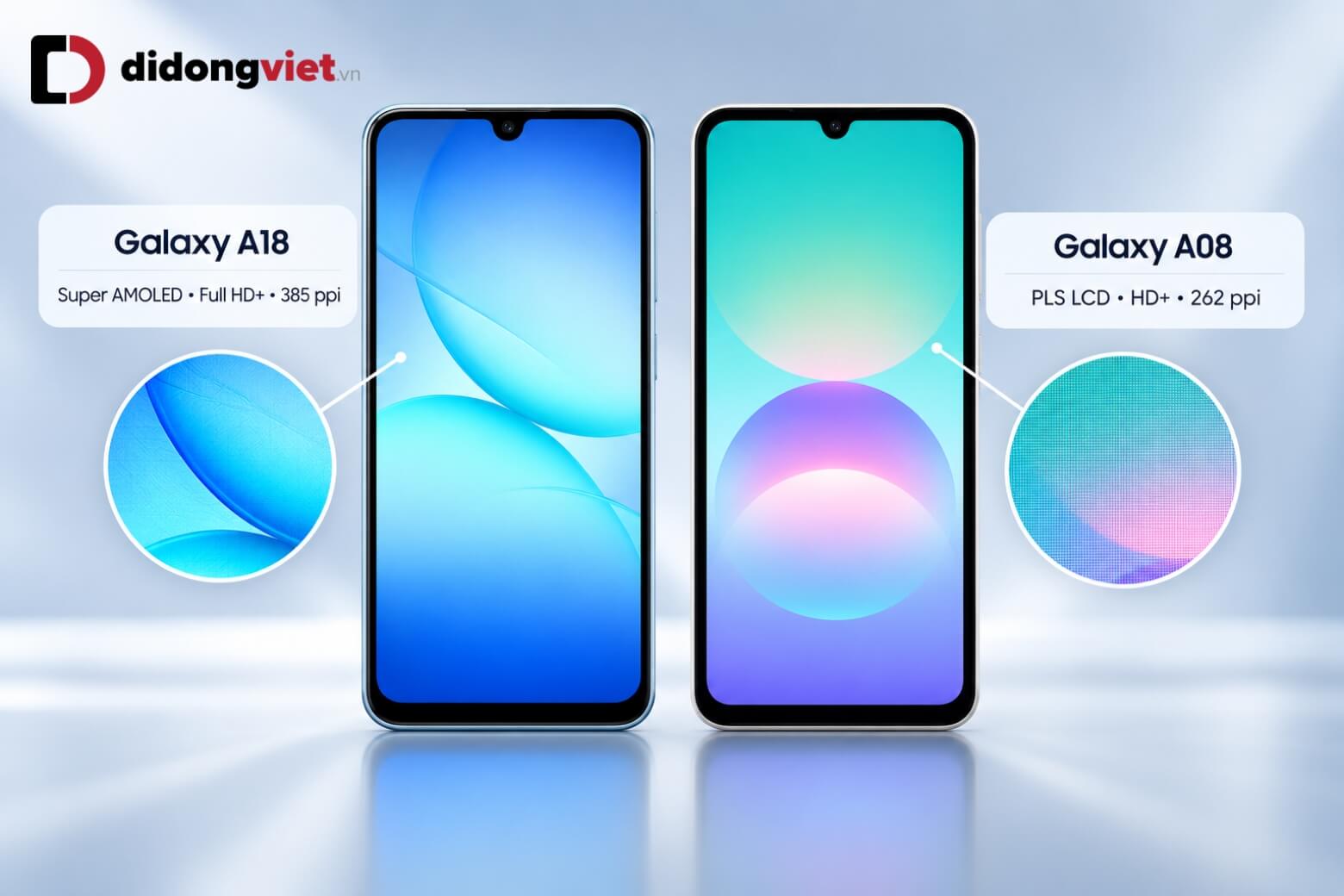 So sánh Samsung Galaxy A18 và Galaxy A08: Đâu là lựa chọn tối ưu? 11 So sánh Samsung Galaxy A18 và Galaxy A08 màn hình ngoài trời
