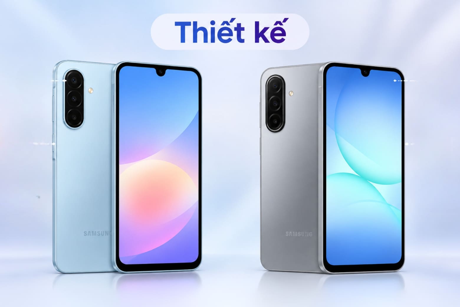 So sánh Samsung Galaxy A18 và Galaxy A17: Nâng cấp có đáng chờ? 9 Galaxy A18 đổi nhẹ diện mạo, Galaxy A17 vẫn mỏng nhẹ hơn.