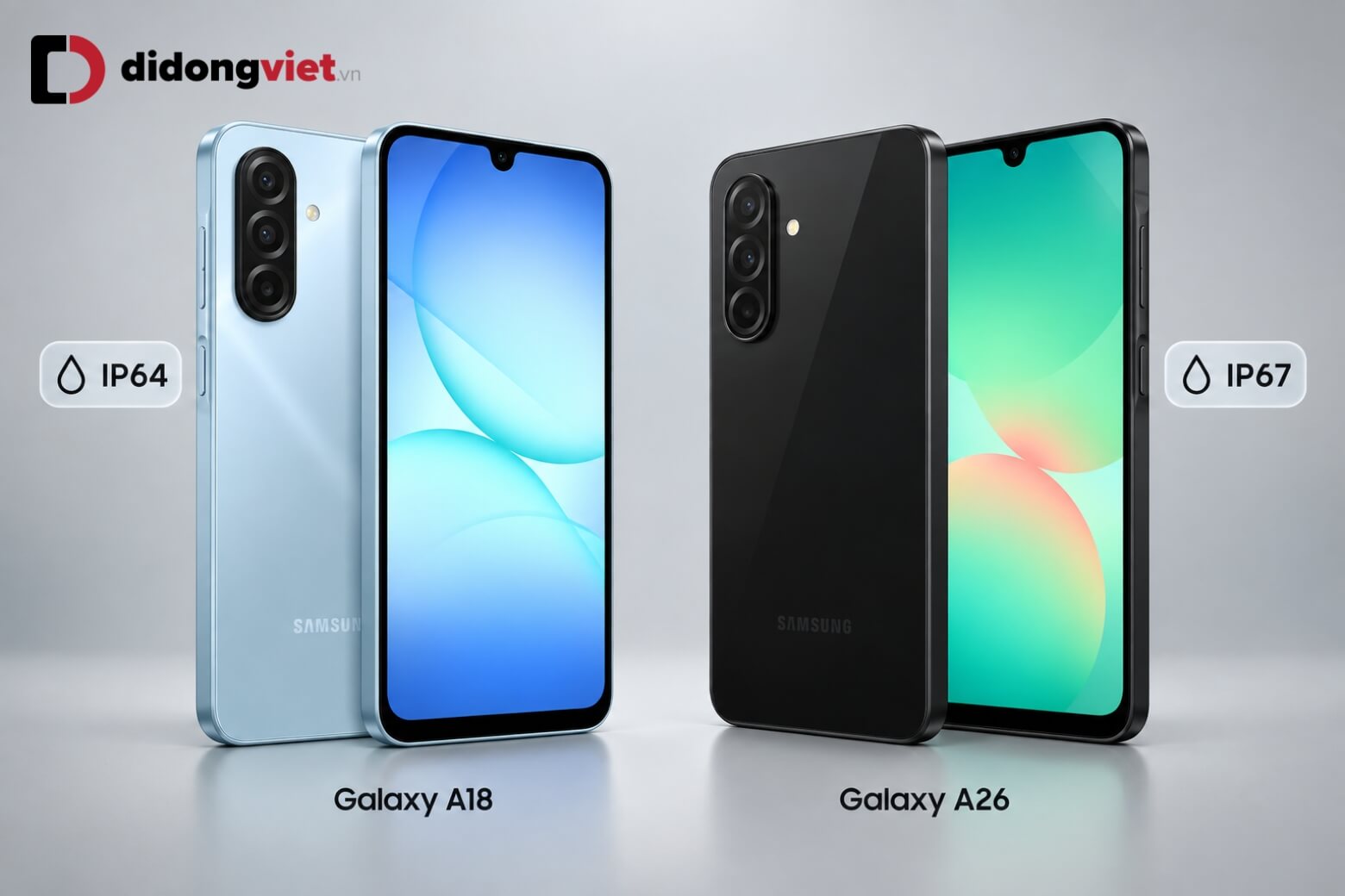 So sánh Samsung Galaxy A18 và Galaxy A26: Nên chọn máy nào? 11 So sánh Samsung Galaxy A18 và Galaxy A26 về độ bền khung máy